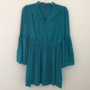 Turquoise mini dress/tunic
